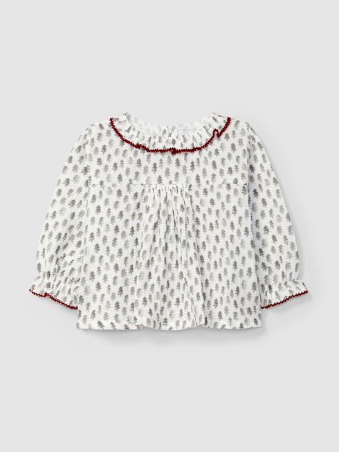 SNUG PRINT BLOUSE